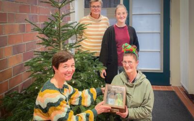 Ein Adventsbasar trotzt dem Regen